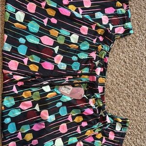 Colorful Wine glass Patterned pajamas